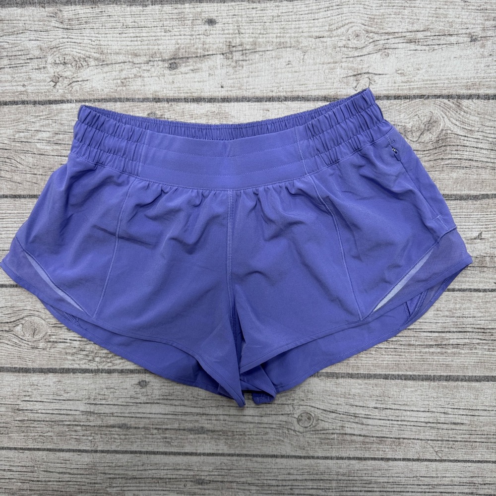 Lululemon Shorts Women's 24 Purple Hotty Hot High Rise Athletic Running Workout